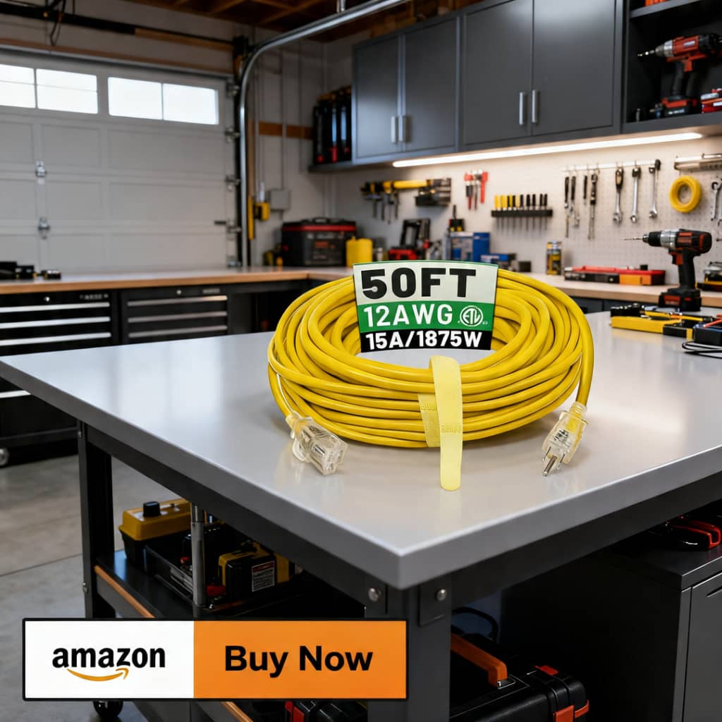 50 ft 12/3 Outdoor Waterproof Extension Cord